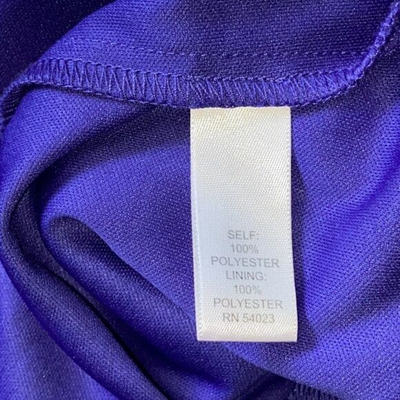 Sabine Purple Tropical Maxi Dress L | Y2K Resort Vacay Beach Boho Chic - Picture 9 of 10